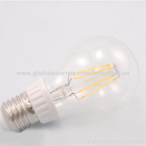 LED Filament Lamp, CE Mark, 220V AC, Aluminum Housing